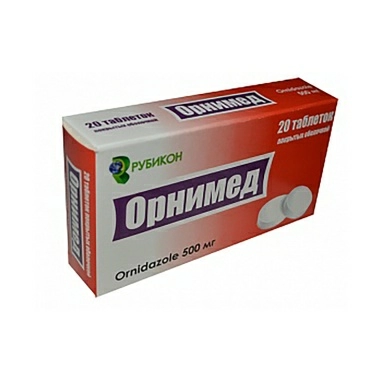 Орнимед таблетки п/о 500мг №10х2