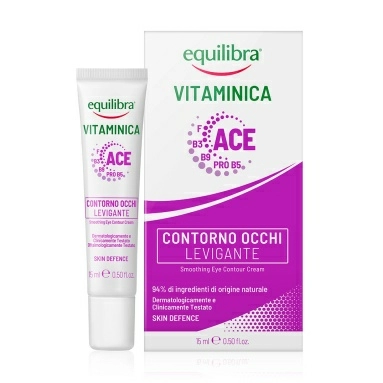 EQUILIBRA Vitaminica Разглаживающий крем для контура глаз, 15 мл