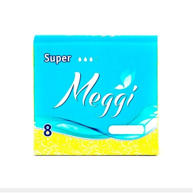 Тампоны гигиенические MEGGI SUPER 8шт (Арт.MEG 728)