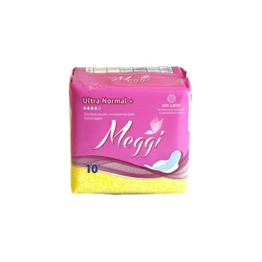 Гигиенические прокладки на критические дни MEGGI Ultra Normal + (Арт.MEG 531)