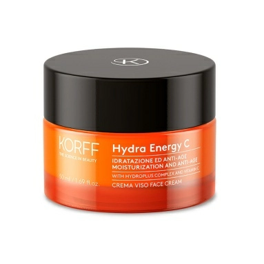 KORFF Увлажняющий и антивозрастной крем для лица Hydra Energy C, 50мл