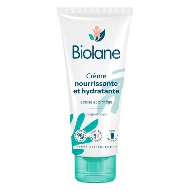 Biolane Детский питательный и увлажняющий крем для лица и тела 100 мл