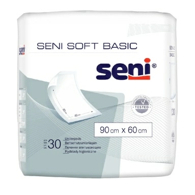 Seni soft Basic Пеленки одноразовые (впитывающие) 90х60 30 шт