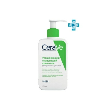 CeraVe Крем-гель увлажняющий очищающий д/норм. и сух. кожи лица и тела 236 мл