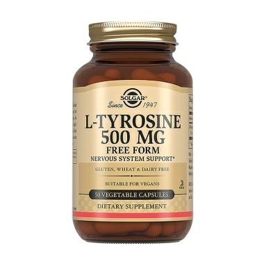 Solgar L-тирозин 500 мг, БАД капсулы №50