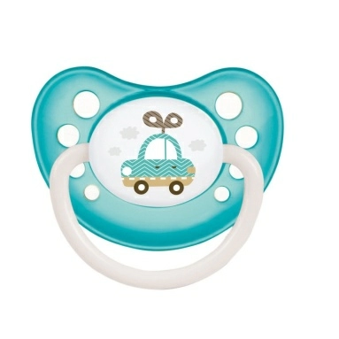 Canpol babies Пустышка-соска латексная анатом 6-18 мес"Toys", со свет. кол., 1 шт., ( блистр ) 23/260