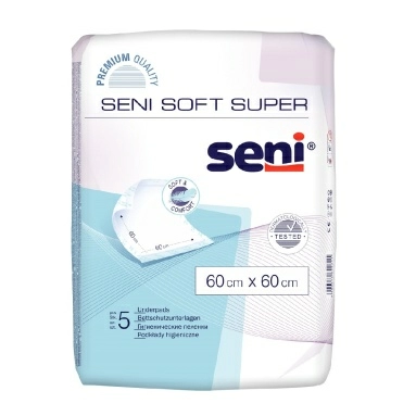 Seni Soft Пеленки одноразовые (впитывающие) 60*60 см, 5 шт