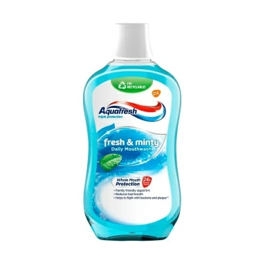 Aquafresh Ополаскиватель для полости рта Освежающе-Мятный 500 мл