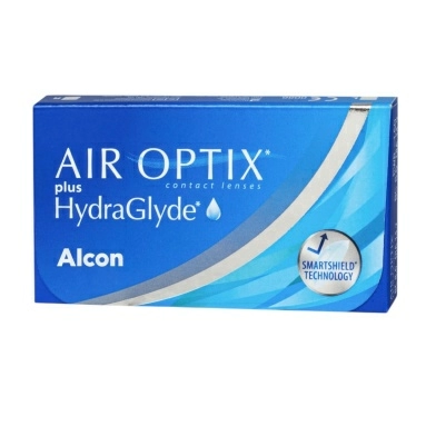 Линзы контактные мягкие: линзы AIR OPTIX plus HydraGlyde -1,0, 1 штука