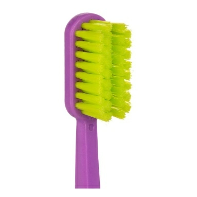 Revyline SM6000 Зубная щетка, фиолетовая с салатовой щетиной (6943 ortho)