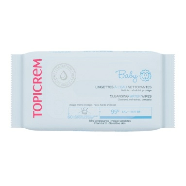 TOPICREM BABY Салфетки на водной основе для детей с рождения 60 шт