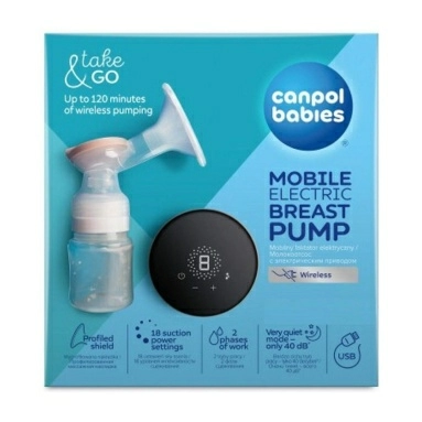 Canpol babies Молокоотсос с электрическим приводом арт. 12/211