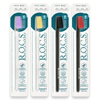 ROCS Зубная щетка Классическая мягкая