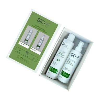 набор BIOVI Trichology: Шампунь укрепляющий против выпадения волос 250 мл + Лосьон укрепляющий против выпадения волос 200 мл