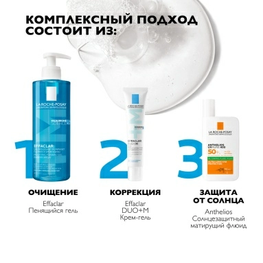 LA ROCHE-POSAY ANTHELIOS UVMUNE 400 Солнцезащитный матирующий флюид для лица SPF 50+ / PPD 56, 50 мл