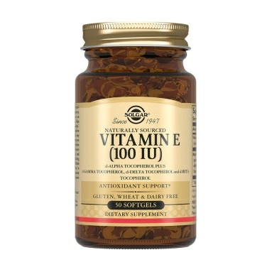 Solgar Витамин Е 100 МЕ, БАД капсулы №50