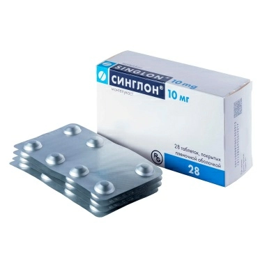 Синглон табл. покр. плен.об. 10мг в блист.в уп №7х4