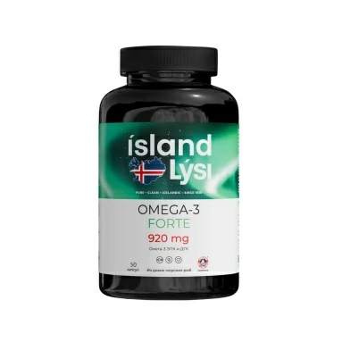 Lysi Oмега-3 Форте 920 мг, БАД капсулы №50