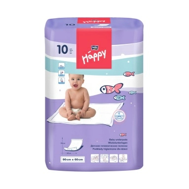 Bella Baby Happy Пеленки детские гигиенические 90*60 см 10 шт