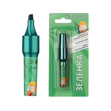 Бриллиантовый зеленый 1% устройство полимерное "Леккер-Бз" с твердым стрежнем