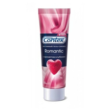 Гель-смазка CONTEX ROMANTIC д/интимн.применения(с ароматом клубники) 30мл