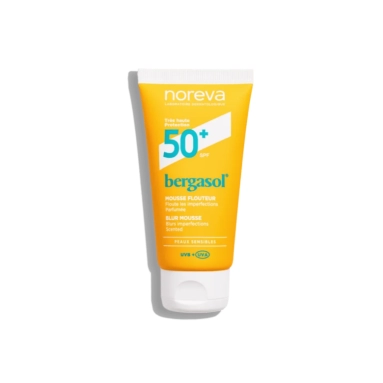 NOREVA БЕРГАСОЛ БЛЮР Солнцезащитный мусс SPF 50+, 50 мл