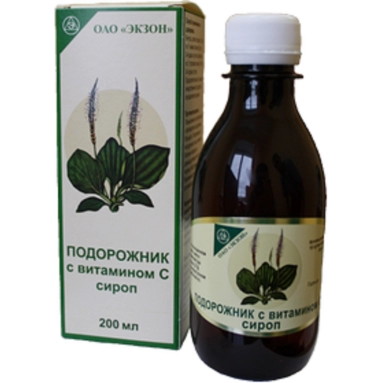 Подорожник с витамином С сироп 200мл №1