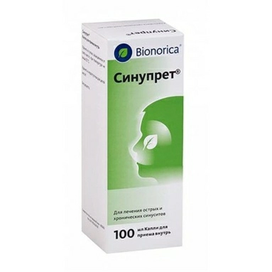 Синупрет капли для приема внутрь 100мл №1