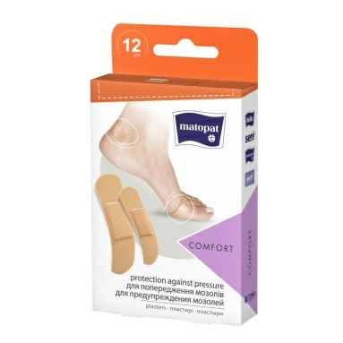 Набор пластырей MATOPAT COMFORT размером 25мм х 76мм и 19мм х 76мм
