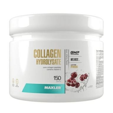 MAXLER БАД «Коллаген Гидролизат» вкус: вишня, порошок 150 г