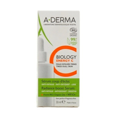 A-DERMA BIOLOGY ENERGY C Сыворотка, придающая сияние хрупкой коже 30 мл