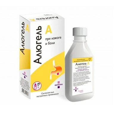 Алюгель А суспензия для приема внутрь 170мл №1