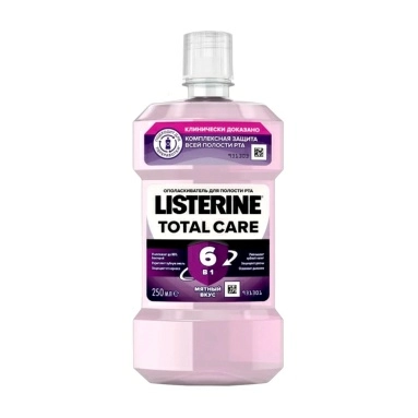 LISTERINE Total Care ополаскиватель для полости рта "Защита зубов" без спирта 250мл