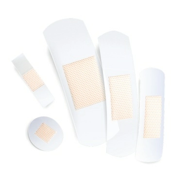 Набор пластырей MATOPAT TRANSPARENT размером 25мм х 76мм, 9мм х 38мм, 19мм х 76мм, 15мм х 58мм, d22мм