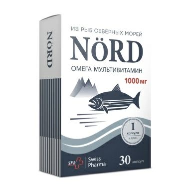 НОРД Омега Мультивитамин / (NORD Omega Multivitamin) БАД капсулы №30