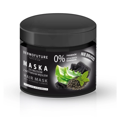 DermoFuture Маска для волос с активированным углем, 300 мл