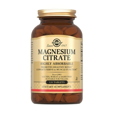Solgar Цитрат магния, БАД таблетки №120