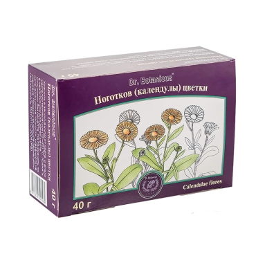 Ноготков (календулы) цветки измельченное сырье 40г
