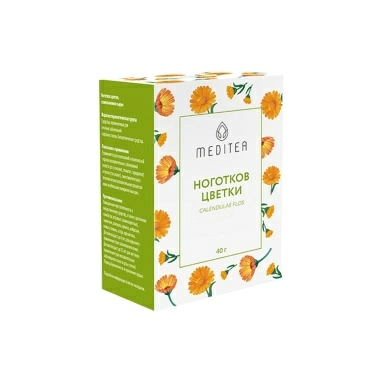 Ноготков цветки измельченное сырье 40г