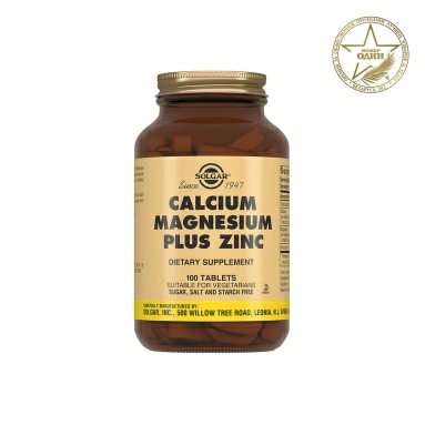Solgar Кальций-Магний-Цинк, БАД таблетки №100