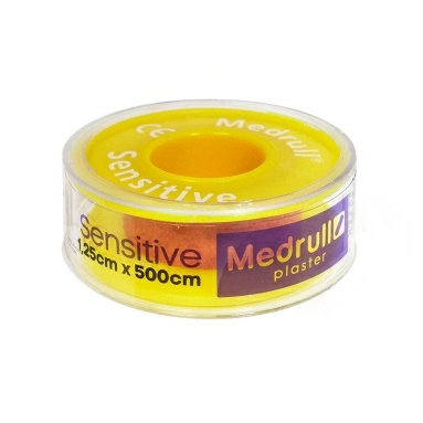 Пластырь Medrull Sensitive 1,25cм x 500cм (ролик)