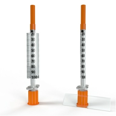 Шприц инсулиновый INSUMED U-100 стерильный одноразовый 1 мл с иглой 30G x 12,7 мм №30