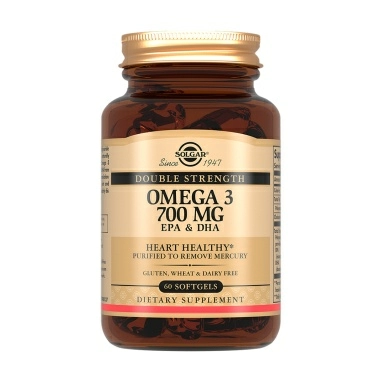 Solgar Двойная омега 3 700 мг ЭПК и ДГК, БАД капсулы №60