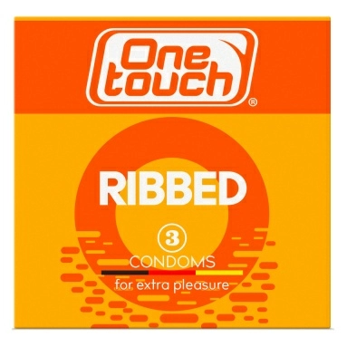 One Touch Ribbed Презервативы, 3 шт
