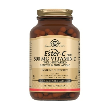 Solgar Эстер-С плюс Витамин С 500 мг, БАД капсулы №100