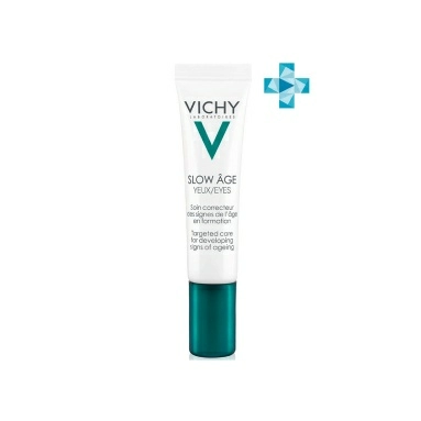 Vichy Slow Age Уход укрепляющий для контура глаз против признаков старения на разных стадиях формирования, 15 мл