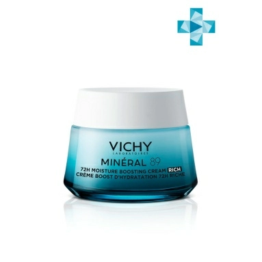 Vichy Крем интенсивно увлажняющий 100ч для сухой кожи "Mineral 89", 50 мл