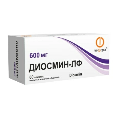 Диосмин-ЛФ таблетки п/о 600мг №10х6