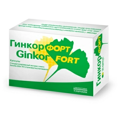 Гинкор Форт капсулы №10х3