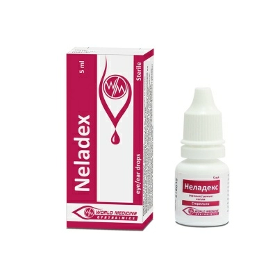 Неладекс глазн./ушн. капли во фл. 5мл с пробкой-кап. в уп. №1